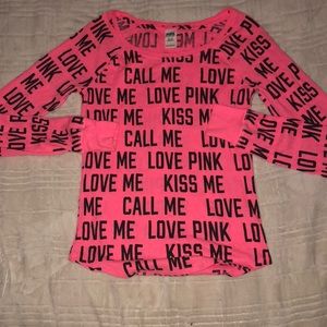 Victoria secrets Pink Long sleeve